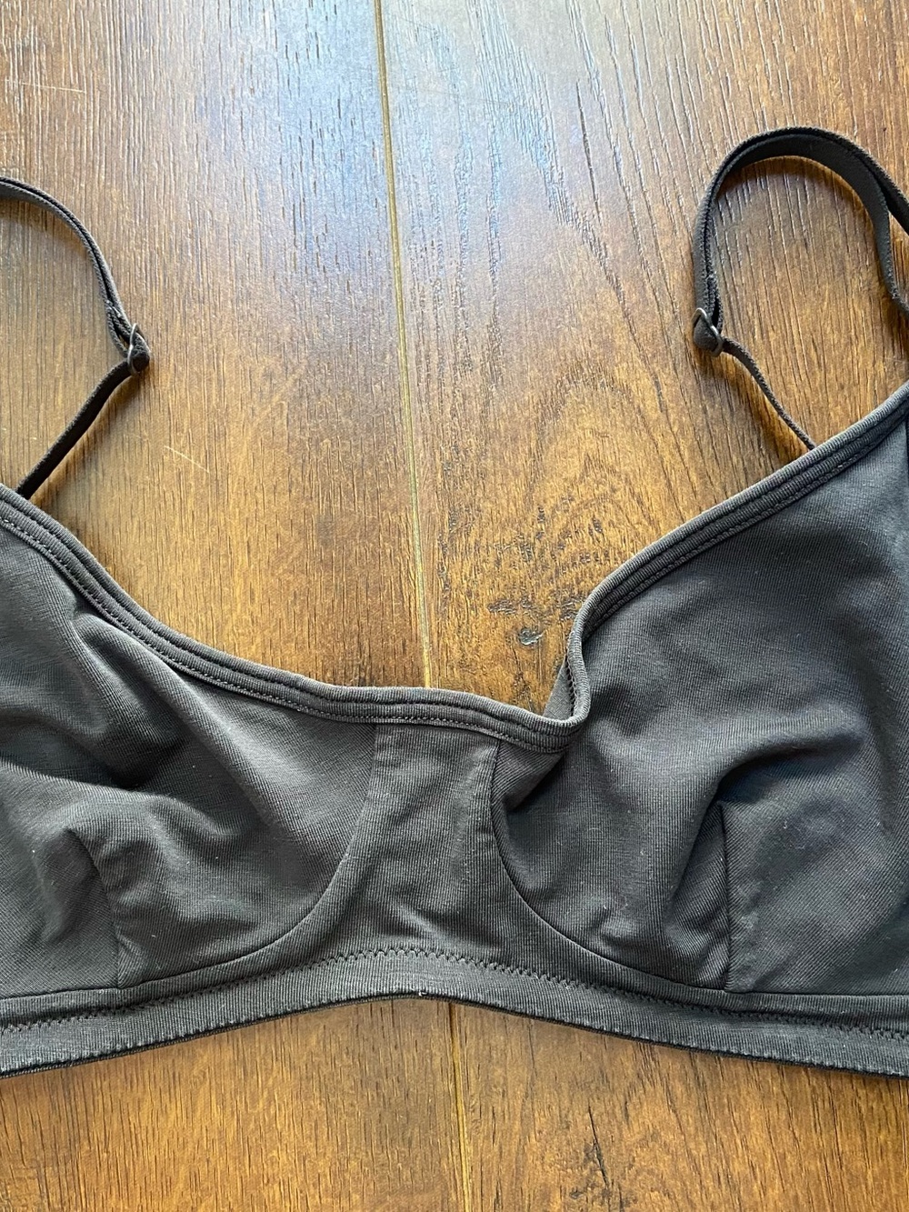 MATE the Label Black Bra with Adjustable Straps